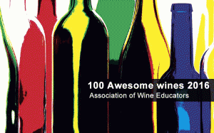 100 amazing wines from Association of Wine Educators